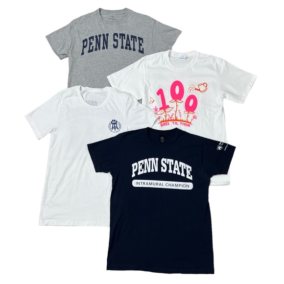 Other - Bundle of 4 Penn State T-Shirts Graphic Tees Small / Medium Men’s THON PSU